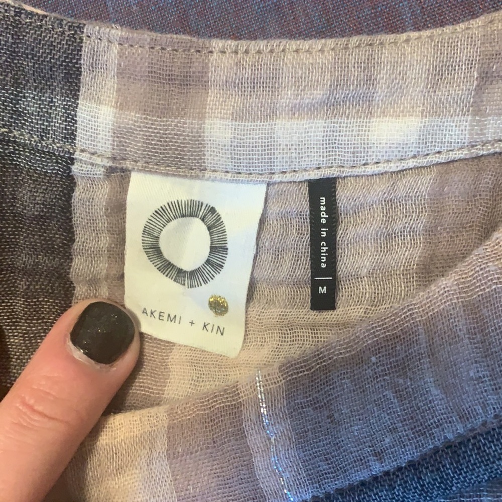 Akemi + Kin Plaid Tunic - Picture 3 of 7
